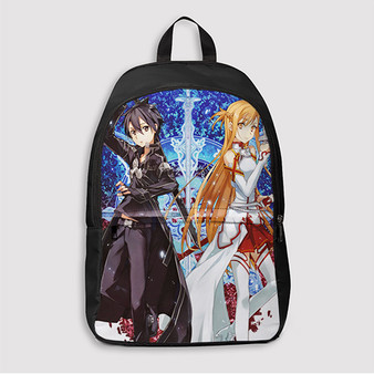 Pastele Sword Art Online Custom Backpack Personalized School Bag Travel Bag Work Bag Laptop Lunch Office Book Waterproof Unisex Fabric Backpack