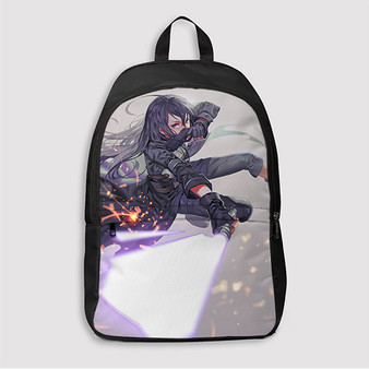 Pastele Sword Art Online Kirito Custom Backpack Personalized School Bag Travel Bag Work Bag Laptop Lunch Office Book Waterproof Unisex Fabric Backpack