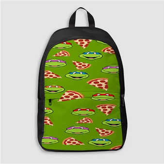 Pastele Teenage Mutant Ninja Turtles Pizza Custom Backpack Personalized School Bag Travel Bag Work Bag Laptop Lunch Office Book Waterproof Unisex Fabric Backpack