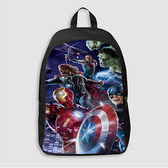 Pastele The Avengers Custom Backpack Personalized School Bag Travel Bag Work Bag Laptop Lunch Office Book Waterproof Unisex Fabric Backpack