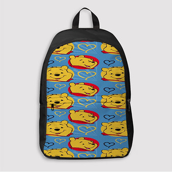 Pastele Winnie The Pooh Disney Custom Backpack Personalized School Bag Travel Bag Work Bag Laptop Lunch Office Book Waterproof Unisex Fabric Backpack