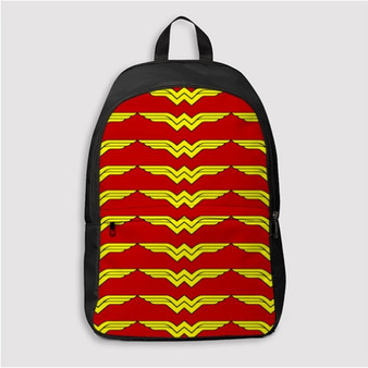 Pastele Wonder Woman Custom Backpack Personalized School Bag Travel Bag Work Bag Laptop Lunch Office Book Waterproof Unisex Fabric Backpack