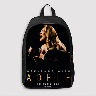 Pastele Adele 2023 World Tour Custom Backpack Awesome Personalized School Bag Travel Bag Work Bag Laptop Lunch Office Book Waterproof Unisex Fabric Backpack