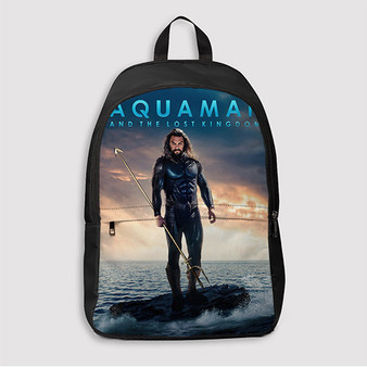 Pastele Aquaman and the Lost Kingdom Custom Backpack Awesome Personalized School Bag Travel Bag Work Bag Laptop Lunch Office Book Waterproof Unisex Fabric Backpack
