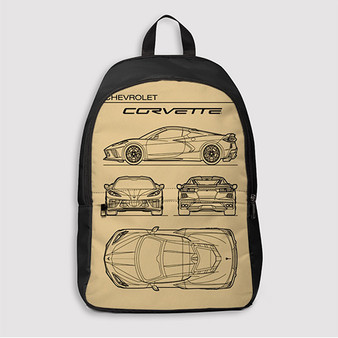 Printed Backpack Chevrolet Sport School bags for Palestine