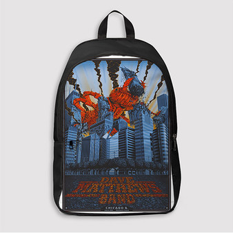 Pastele Dave Matthews Band Chicago Custom Backpack Awesome Personalized School Bag Travel Bag Work Bag Laptop Lunch Office Book Waterproof Unisex Fabric Backpack