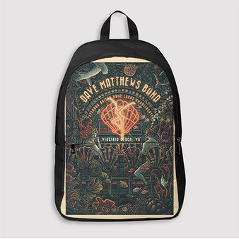 Pastele Dave Matthews Band Virginia Beach Custom Backpack Awesome Personalized School Bag Travel Bag Work Bag Laptop Lunch Office Book Waterproof Unisex Fabric Backpack