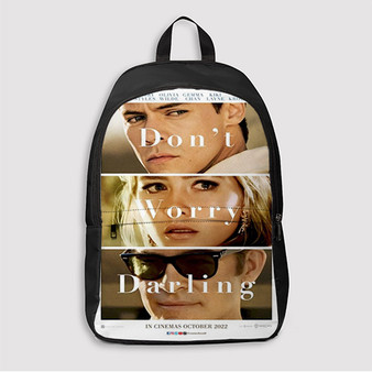 Pastele Don t Worry Darling Custom Backpack Awesome Personalized School Bag Travel Bag Work Bag Laptop Lunch Office Book Waterproof Unisex Fabric Backpack