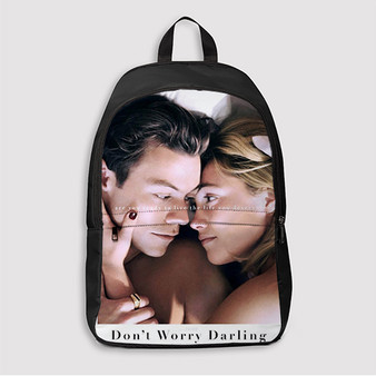 Pastele Don t Worry Darling Movie Custom Backpack Awesome Personalized School Bag Travel Bag Work Bag Laptop Lunch Office Book Waterproof Unisex Fabric Backpack