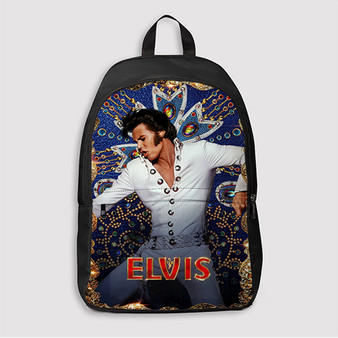 Pastele Elvis 2022 Poster Custom Backpack Awesome Personalized School Bag Travel Bag Work Bag Laptop Lunch Office Book Waterproof Unisex Fabric Backpack