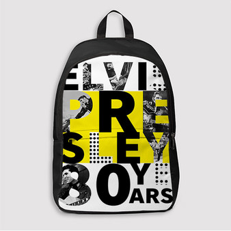 Pastele Elvis Presley 80 Years Custom Backpack Awesome Personalized School Bag Travel Bag Work Bag Laptop Lunch Office Book Waterproof Unisex Fabric Backpack