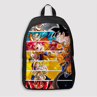 Pastele Goku Dragon Ball Z Custom Backpack Awesome Personalized School Bag Travel Bag Work Bag Laptop Lunch Office Book Waterproof Unisex Fabric Backpack