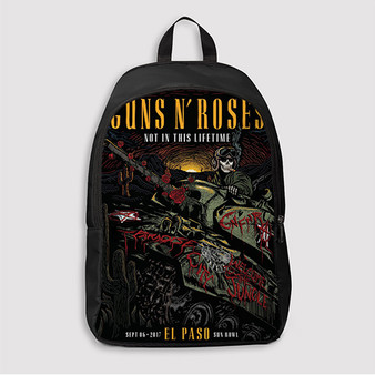 Pastele Guns N Roses El Paso US Custom Backpack Awesome Personalized School Bag Travel Bag Work Bag Laptop Lunch Office Book Waterproof Unisex Fabric Backpack