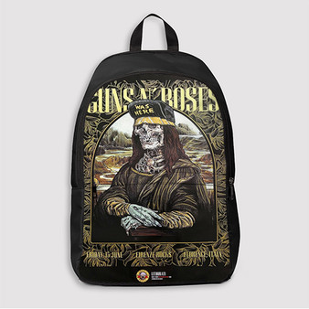 Pastele Guns N Roses Italy Custom Backpack Awesome Personalized School Bag Travel Bag Work Bag Laptop Lunch Office Book Waterproof Unisex Fabric Backpack