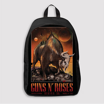 Pastele Guns N Roses Regina SK Canada jpeg Custom Backpack Awesome Personalized School Bag Travel Bag Work Bag Laptop Lunch Office Book Waterproof Unisex Fabric Backpack