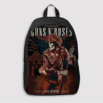 Pastele Guns N Roses San Antonio US Custom Backpack Awesome Personalized School Bag Travel Bag Work Bag Laptop Lunch Office Book Waterproof Unisex Fabric Backpack