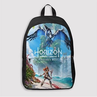 Pastele Horizon Forbidden West Custom Backpack Awesome Personalized School Bag Travel Bag Work Bag Laptop Lunch Office Book Waterproof Unisex Fabric Backpack