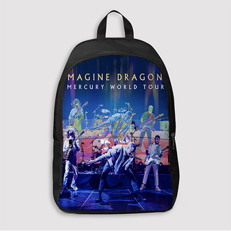 Pastele Imagine Dragons Mercury World Tour 2023 Custom Backpack Awesome Personalized School Bag Travel Bag Work Bag Laptop Lunch Office Book Waterproof Unisex Fabric Backpack