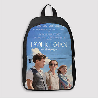 Pastele My Policeman Custom Backpack Awesome Personalized School Bag Travel Bag Work Bag Laptop Lunch Office Book Waterproof Unisex Fabric Backpack