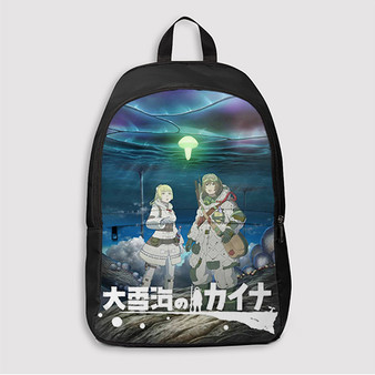 Pastele Ooyukiumi no Kaina Custom Backpack Awesome Personalized School Bag Travel Bag Work Bag Laptop Lunch Office Book Waterproof Unisex Fabric Backpack