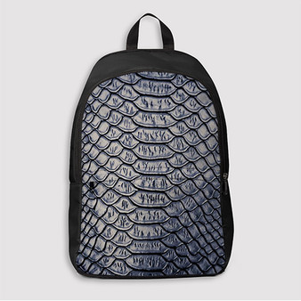 Pastele Snake Skin Custom Backpack Awesome Personalized School Bag Travel Bag Work Bag Laptop Lunch Office Book Waterproof Unisex Fabric Backpack