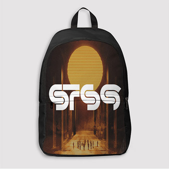 Pastele Sound Tribe Sector 9 Custom Backpack Awesome Personalized School Bag Travel Bag Work Bag Laptop Lunch Office Book Waterproof Unisex Fabric Backpack