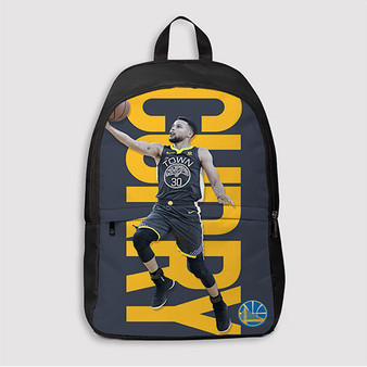 Pastele Stephen Curry Golden State Warriors Custom Backpack Awesome Personalized School Bag Travel Bag Work Bag Laptop Lunch Office Book Waterproof Unisex Fabric Backpack