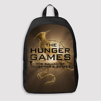 Pastele The Hunger Games The Ballad of Songbirds and Snakes Custom Backpack Awesome Personalized School Bag Travel Bag Work Bag Laptop Lunch Office Book Waterproof Unisex Fabric Backpack