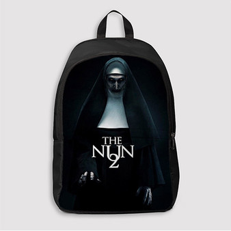 Pastele The Nun 2 Custom Backpack Awesome Personalized School Bag Travel Bag Work Bag Laptop Lunch Office Book Waterproof Unisex Fabric Backpack