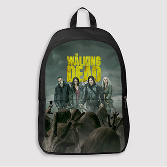 Pastele The Walking Dead Season 11 Custom Backpack Awesome Personalized School Bag Travel Bag Work Bag Laptop Lunch Office Book Waterproof Unisex Fabric Backpack