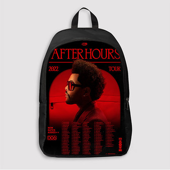 Pastele The Weeknd After Hours Tour 2022 4 Custom Backpack Awesome Personalized School Bag Travel Bag Work Bag Laptop Lunch Office Book Waterproof Unisex Fabric Backpack