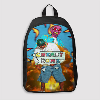Pastele Tyler The Creator Cherry Bomb Custom Backpack Awesome Personalized School Bag Travel Bag Work Bag Laptop Lunch Office Book Waterproof Unisex Fabric Backpack
