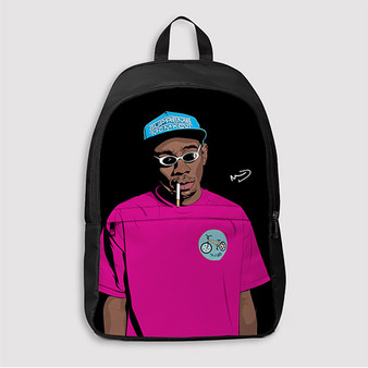 Pastele Tyler the Creator Art Custom Backpack Awesome Personalized School Bag Travel Bag Work Bag Laptop Lunch Office Book Waterproof Unisex Fabric Backpack