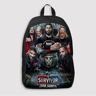 Pastele WWE Survivor Series War Games Custom Backpack Awesome Personalized School Bag Travel Bag Work Bag Laptop Lunch Office Book Waterproof Unisex Fabric Backpack