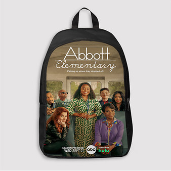Pastele Abbott Elementary Custom Backpack Awesome Personalized School Bag Travel Bag Work Bag Laptop Lunch Office Book Waterproof Unisex Fabric Backpack