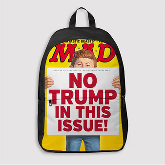 Pastele Alfred E Neuman No Trump Custom Backpack Awesome Personalized School Bag Travel Bag Work Bag Laptop Lunch Office Book Waterproof Unisex Fabric Backpack