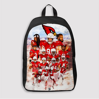 Pastele Arizona Cardinals NFL 2022 Squad Custom Backpack Awesome Personalized School Bag Travel Bag Work Bag Laptop Lunch Office Book Waterproof Unisex Fabric Backpack