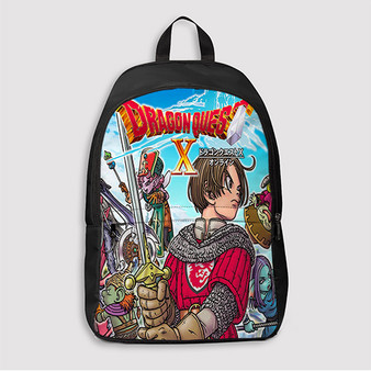 Pastele Dragon Quest X Offline Custom Backpack Awesome Personalized School Bag Travel Bag Work Bag Laptop Lunch Office Book Waterproof Unisex Fabric Backpack
