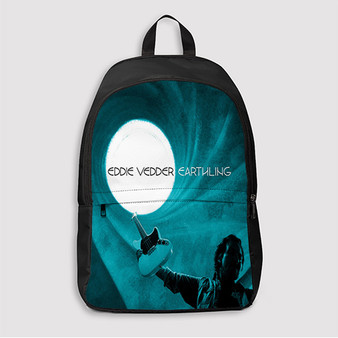 Pastele Eddie Vedder Earthling Custom Backpack Awesome Personalized School Bag Travel Bag Work Bag Laptop Lunch Office Book Waterproof Unisex Fabric Backpack