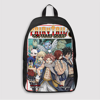 Pastele Fairy Tail 100 Years Quest Custom Backpack Awesome Personalized School Bag Travel Bag Work Bag Laptop Lunch Office Book Waterproof Unisex Fabric Backpack