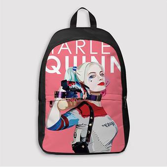 Pastele Harley Quinn Suicide Squad Custom Backpack Awesome Personalized School Bag Travel Bag Work Bag Laptop Lunch Office Book Waterproof Unisex Fabric Backpack