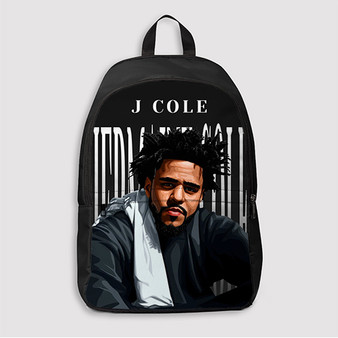 Pastele J Cole Hip Hop Custom Backpack Awesome Personalized School Bag Travel Bag Work Bag Laptop Lunch Office Book Waterproof Unisex Fabric Backpack