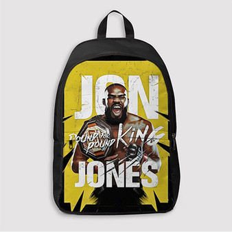 Pastele Jon Jones UFC Custom Backpack Awesome Personalized School Bag Travel Bag Work Bag Laptop Lunch Office Book Waterproof Unisex Fabric Backpack