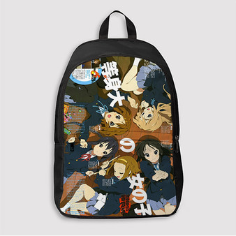Pastele K On Anime Manga Collage Custom Backpack Awesome Personalized School Bag Travel Bag Work Bag Laptop Lunch Office Book Waterproof Unisex Fabric Backpack