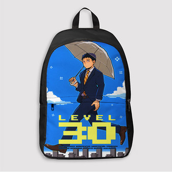 Pastele Katsuya Serizawa Mob Psycho Custom Backpack Awesome Personalized School Bag Travel Bag Work Bag Laptop Lunch Office Book Waterproof Unisex Fabric Backpack