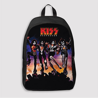 Pastele Kiss Destroyer Custom Backpack Awesome Personalized School Bag Travel Bag Work Bag Laptop Lunch Office Book Waterproof Unisex Fabric Backpack