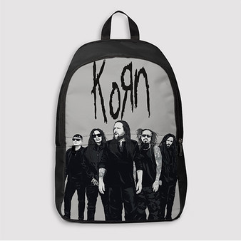 Pastele Korn Band Art Poster Custom Backpack Awesome Personalized School Bag Travel Bag Work Bag Laptop Lunch Office Book Waterproof Unisex Fabric Backpack