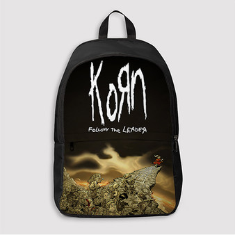 Pastele Korn Follow The Leader Custom Backpack Awesome Personalized School Bag Travel Bag Work Bag Laptop Lunch Office Book Waterproof Unisex Fabric Backpack