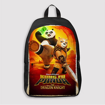 Pastele Kung Fu Panda The Dragon Knight Custom Backpack Awesome Personalized School Bag Travel Bag Work Bag Laptop Lunch Office Book Waterproof Unisex Fabric Backpack