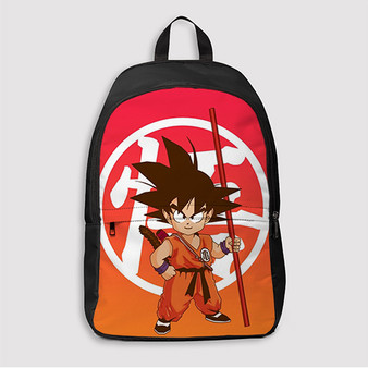 Pastele Little Goku Dragon Ball Custom Backpack Awesome Personalized School Bag Travel Bag Work Bag Laptop Lunch Office Book Waterproof Unisex Fabric Backpack
